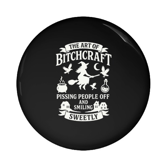 Witchcraft Humor Spell Pin Buttons