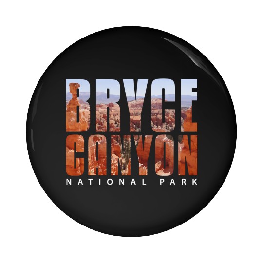 Bryce Canyon National Park Scenic Design Pin Buttons