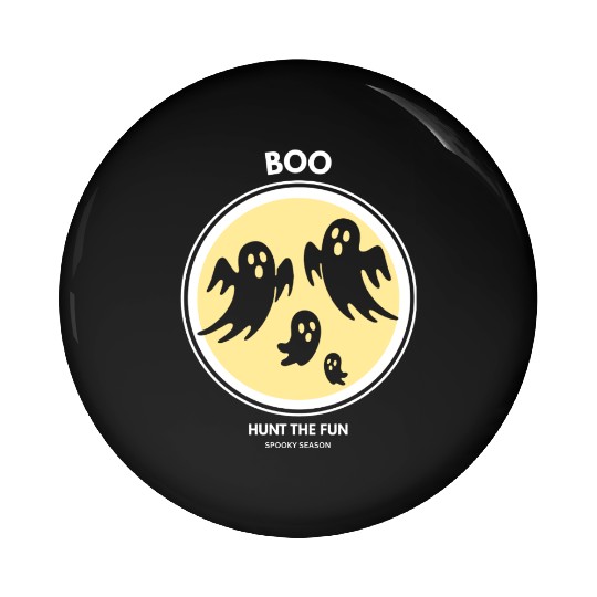 Boo Ghost Halloween Spooky Season Pin Buttons