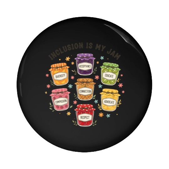 Inclusion In My Jam Special Ed Teacher SPED  Pin Buttons