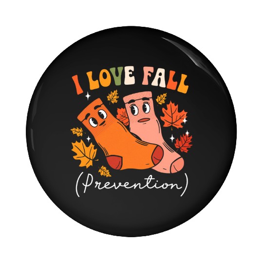 Thanksgiving Funny Sock Pun Autumn Fall Season Pin Buttons