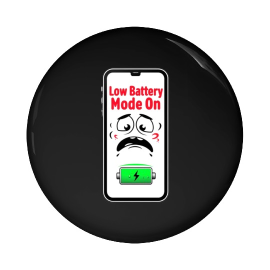 Low Battery Mode Sad  Pin Buttons