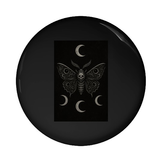 Dark Celestial Butterfly Tapestry Pin Buttons