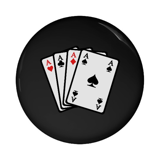 Poker cards Pin Buttons