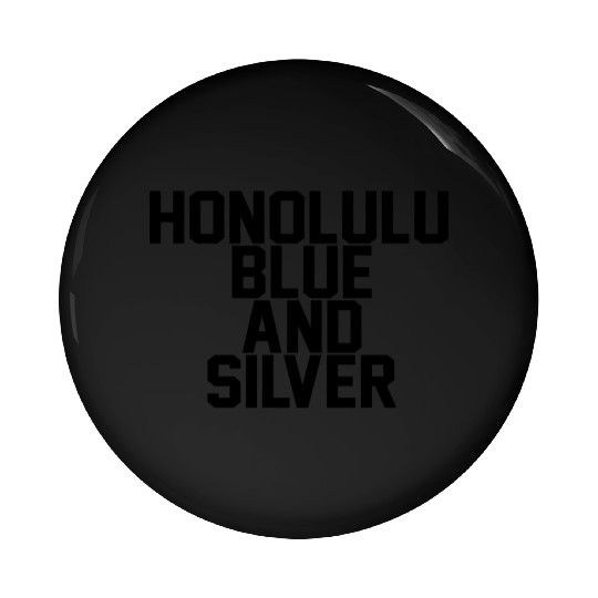 Honolulu Blue & Silver Pin Buttons