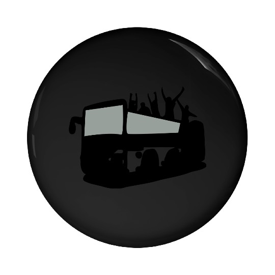 Tour Bus & Tourist Pin Buttons
