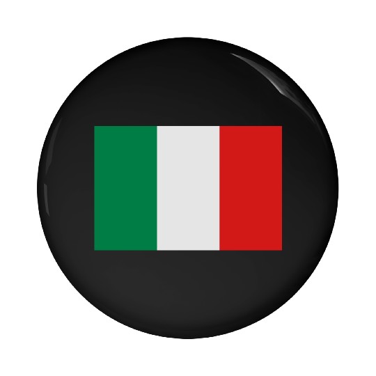 Italian flag Pin Buttons