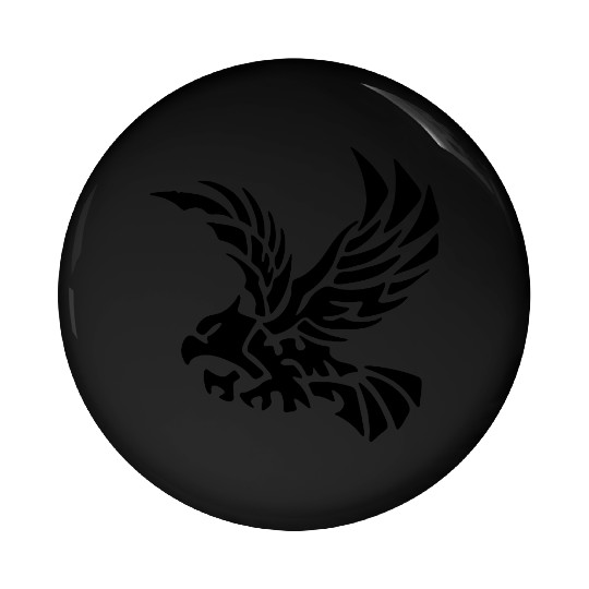 Tribal Eagle - Bird - Hawk - Flying - Freedom Pin Buttons