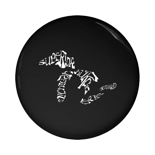 Great Lakes Words Design Pin Buttons