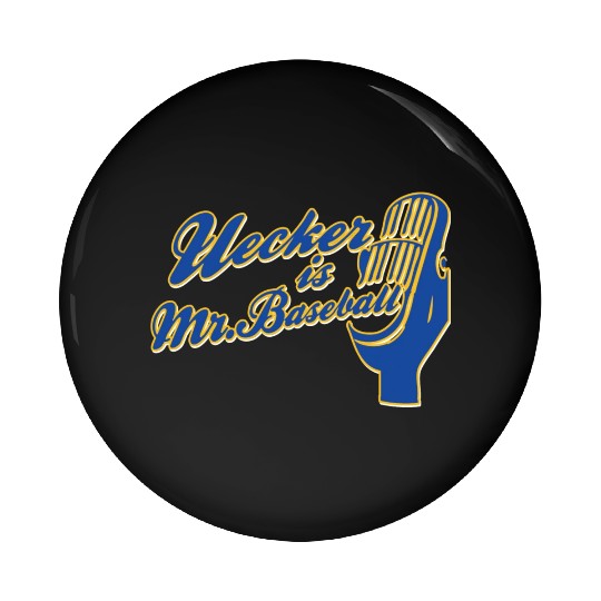Ueck Uecker Milwaukee Mr. Baseball Pin Buttons