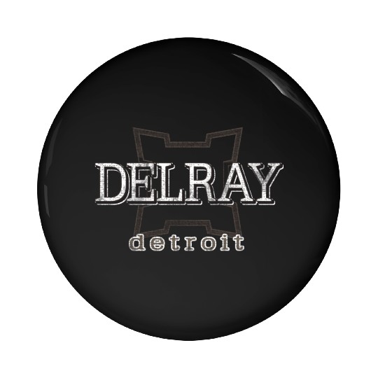 City of Detroit Delray Neighborhood Apparel Pin Buttons