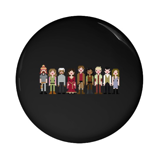 Firefly Cast Cross Stitch Pin Buttons