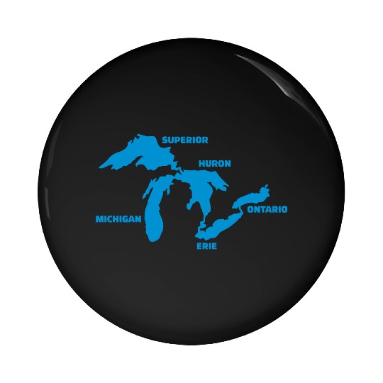 Great Lakes Pin Buttons