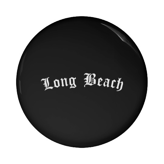 Long Beach Pin Buttons