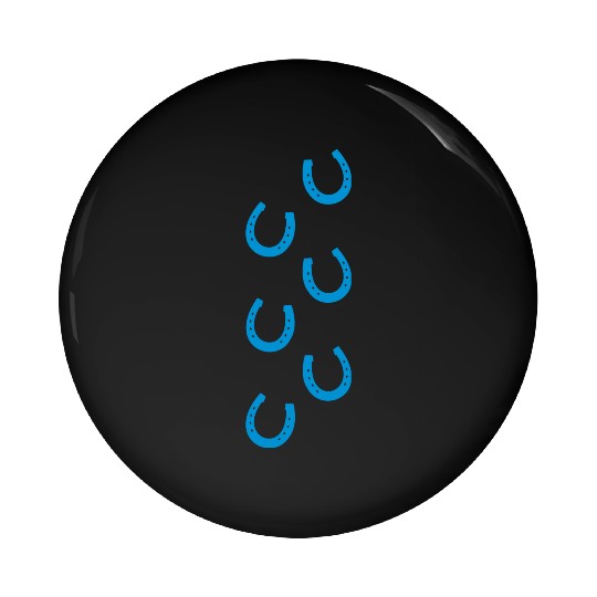 Horseshoe pattern Pin Buttons