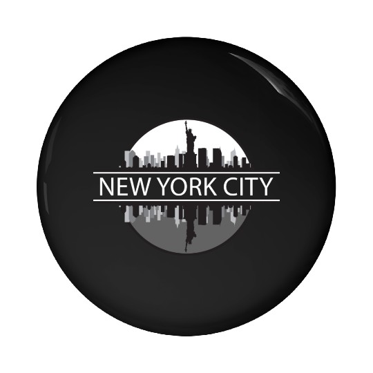 New York City New York Pin Buttons