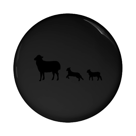 Sheep, lamb, lambs Pin Buttons