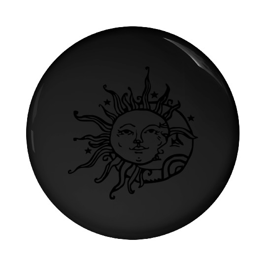 Moon & Sun Pin Buttons