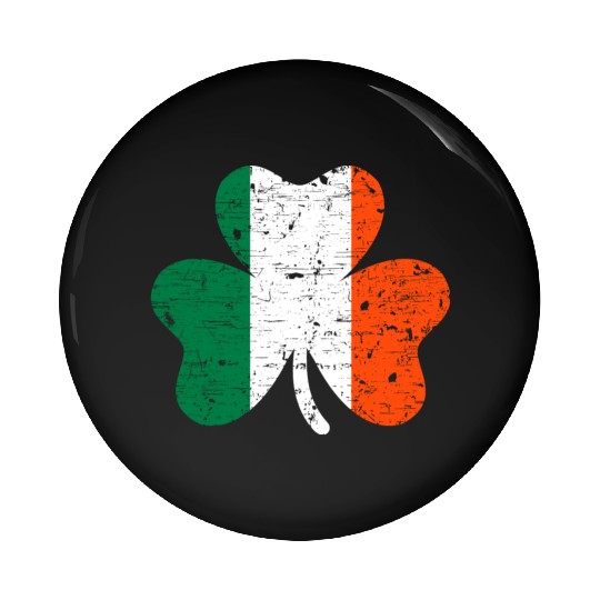 Ireland Shamrock Pin Buttons
