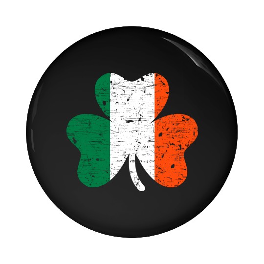 Ireland Shamrock Pin Buttons
