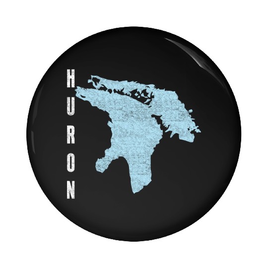 Lake Huron Great Lakes Pin Buttons
