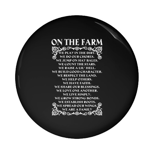 Farmer piglet farmer no farmers no food farmer' Pin Buttons