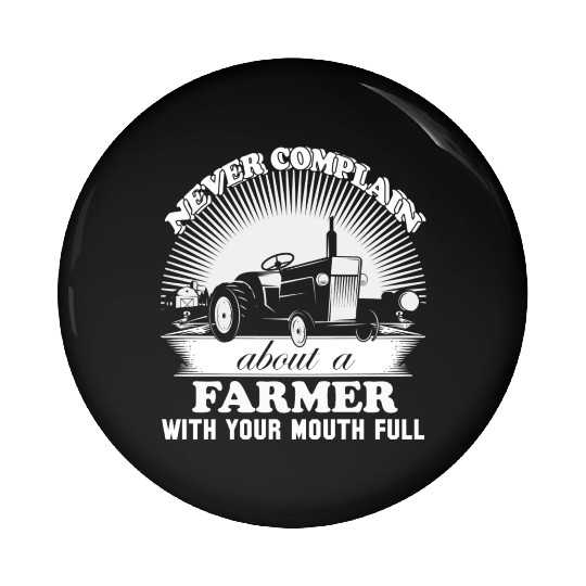 Farmer piglet farmer farmers union no farmers n Pin Buttons