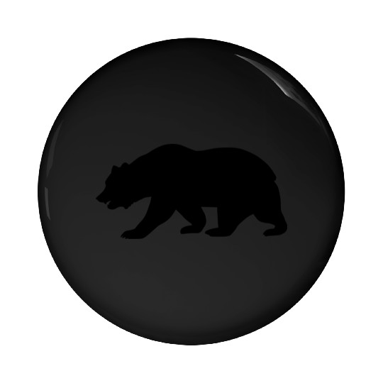 California Bear Pin Buttons