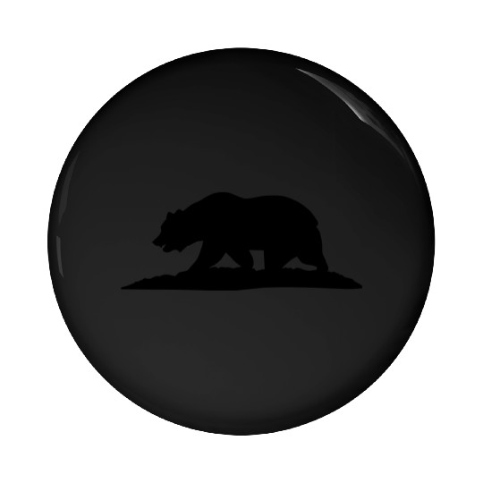 California Bear Pin Buttons