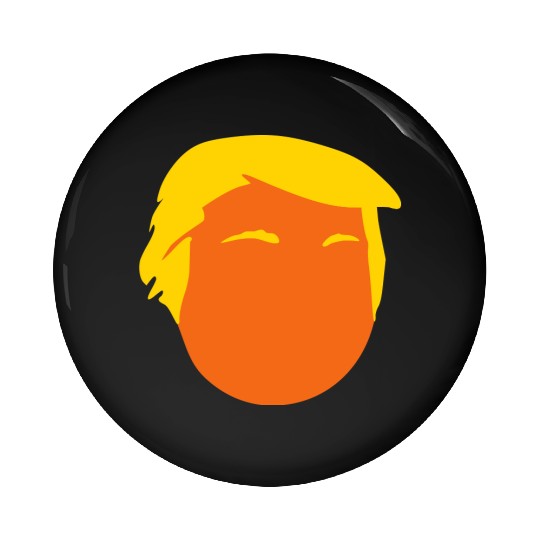 Trump Orange Head Pin Buttons