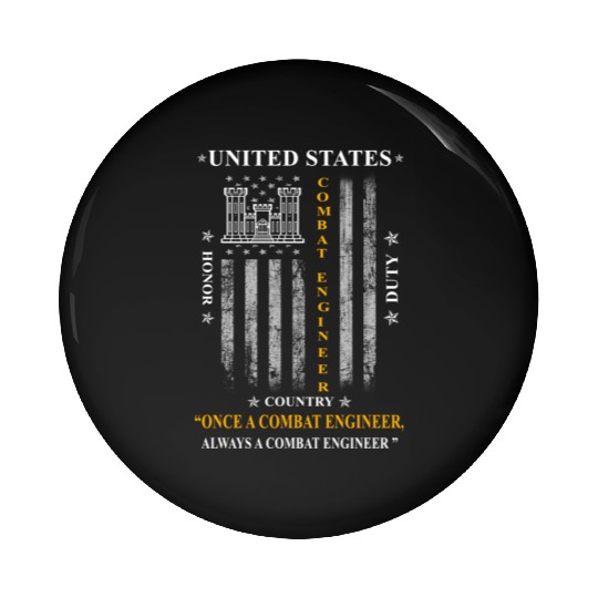 combat engineer, us army combat engineer, army com Pin Buttons