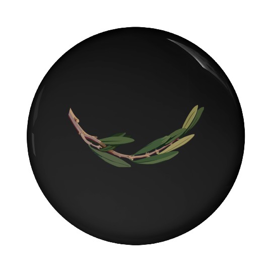 Olive branch 2 Pin Buttons