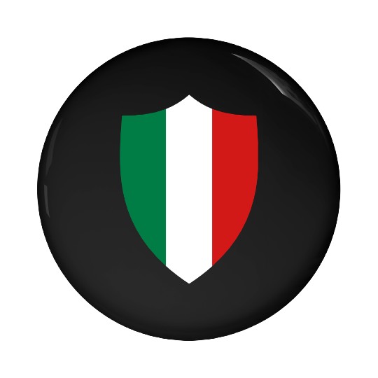 Italy Shield Pin Buttons