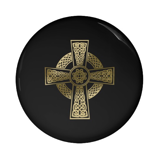 Celtic cross Pin Buttons