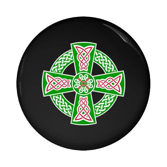Celtic cross Pin Buttons