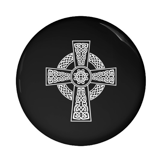 Celtic cross Pin Buttons