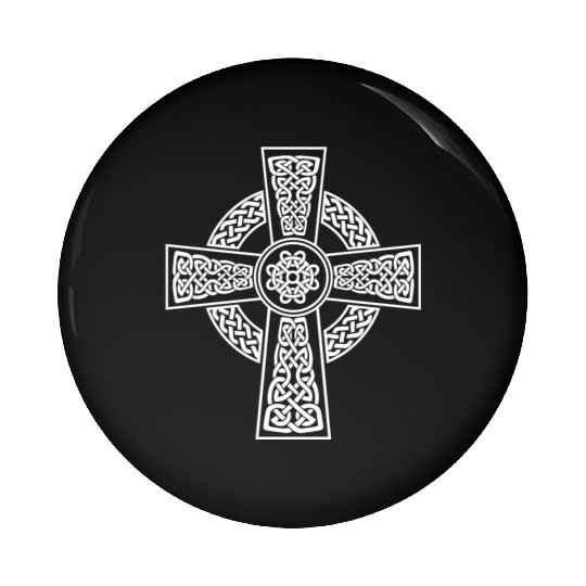 Celtic cross Pin Buttons