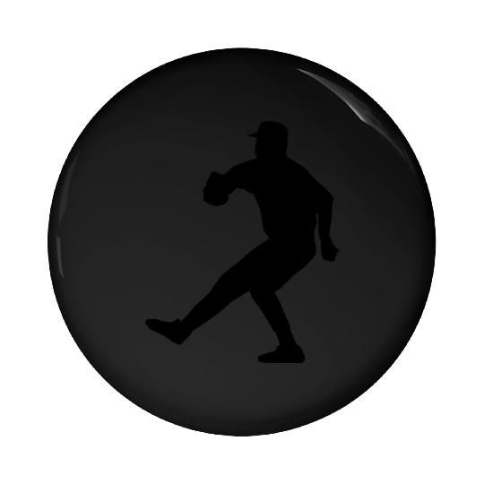 baseball pitcher Pin Buttons