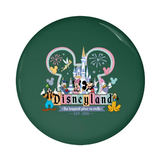 Disneyland Pin Buttons, Disneyland Est 1955, Disneyland Pin Buttons