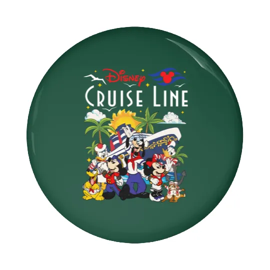 Discover Disney Wish Fantasy Magic Wonder 2024 Pin Buttons, Disney Cruise Line
