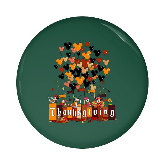 Disney Thanksgiving Pin Buttons