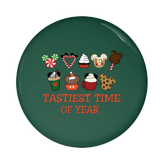 Christmas Disney Snacks Pin Buttons