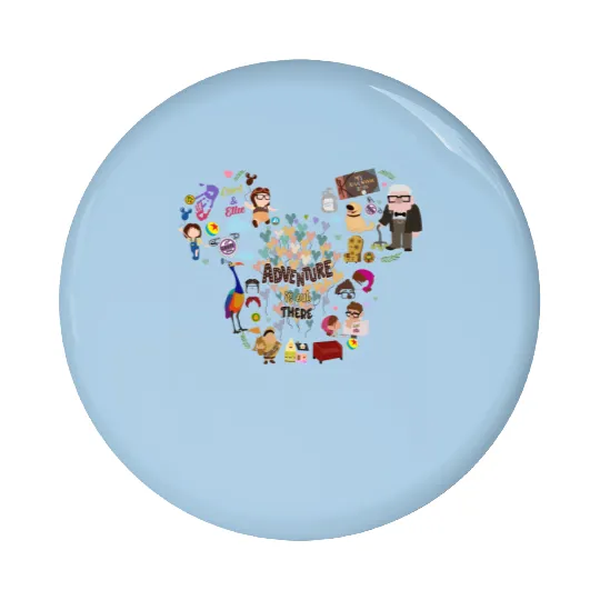 Up Movie  Pin Buttons, Adventure Is Out There Pin Buttons, Disney Up Pin Buttons