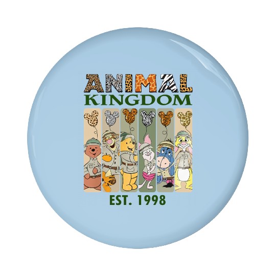 Disney Animal Kingdom Pin Buttons, Pooh Animal Kingdom Pin Buttons, Animal Kingdom Family Matching
