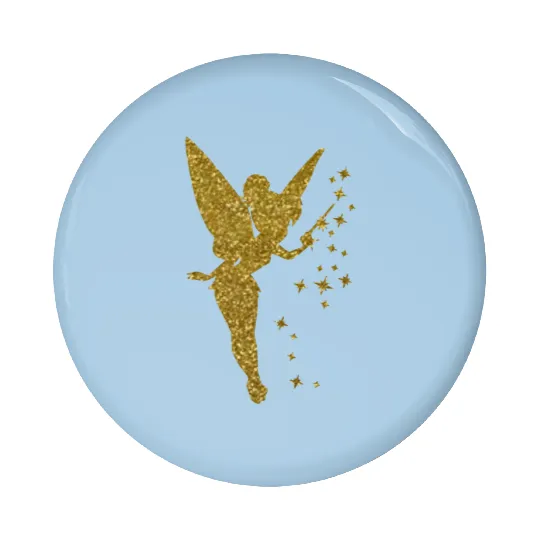 Tinkerbell Pin Buttons, Tinkerbell Glitter Pin Buttons, Peter Pan Pin Buttons, Fairy Pin Buttons, Disney Pin Buttons
