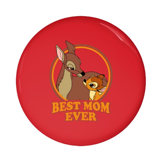 Disney Bambi And Mom Best Mom Ever Pin Buttons, Mother's Day Gift