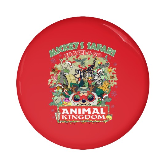 Disney Animal Kingdom Christmas Pin Buttons, Mickey & friends Safari mode Pin Buttons, Disney Park Pin Buttons, Disneyland Christmas Pin Buttons
