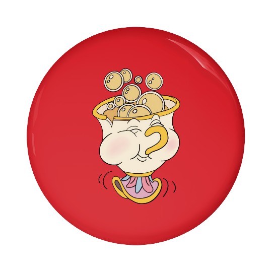 Chip Pin Buttons, Beauty and The Beast Pin Buttons, Disneyland Pin Buttons