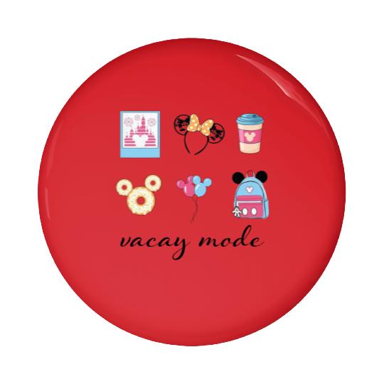 Disney Vacation Fashion Snacks Pin Buttons, Disney Snacks Pin Buttons,