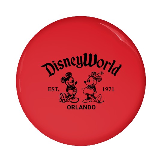 Discover Vintage Disney World Orlando Mickey And Minnie Pin Buttons, Disney Family Matching Pin Buttons